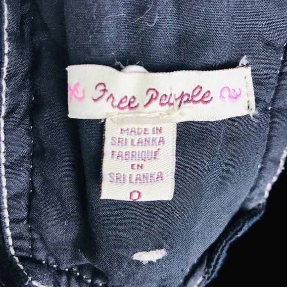 Free People Sailor Back Lace up Cropped Pants - Picture 5 of 7